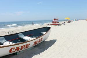 Cape May boat and beach Courtesy of MAC